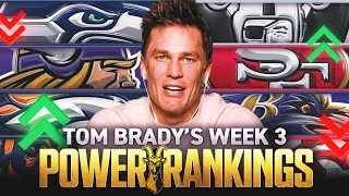 Tom Brady's Week 3 NFL Power Rankings 🚨
