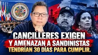 OEA pone 30 días sobre la mesa: ¿ultimátum a Ortega y Murillo o más tiempo para Managua?