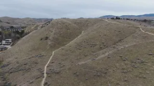 Drone video: dry now, but conditions are changing