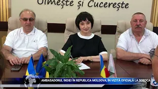 Indian Ambassador to the Republic of Moldova on an official visit to Soroca