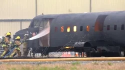 Bradley International Airport's emergency responders simulate emergency