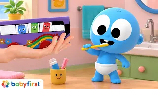Color Crew Teaches Healthy Habits! | Songs for Toddlers | Brush Your Teeth & More | BabyFirst TV