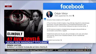 Orbán Viktor: Elindult a Fidesz oldalán az ÁVH-figyelő - HírTV