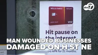Gunfire damages Wells Fargo and Whole Foods in Northeast DC