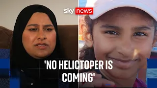 Family of 7-year-old swept away at sea told 'no helicopter is coming - this isn't the UK'