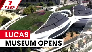 George Lucas opens narrative art museum in LA | 7NEWS