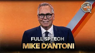 Mike D'Antoni's Basketball Hall of Fame Enshrinement Speech
