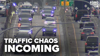 Drivers face weekend gridlock as I-5 express lanes close, along with other shutdowns
