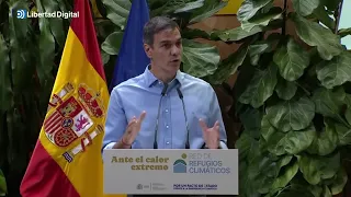 Sánchez anuncia una red de refugios climáticos con "los mejores y las mejoras" investigadoras