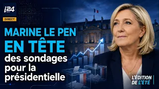 Marine Le Pen leading presidential polls