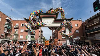 Madrid inaugurates its first Chinese arch in Usera