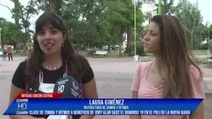 Clase de zumba y ritmos a beneficio de Jony Gasc