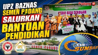 UPZ Baznas Semen Padang Distributes IDR 305.5 Million in Educational Aid to 362 Students
