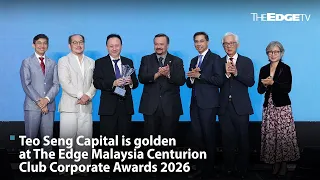 NEWS: Teo Seng Capital nabs the grand prize at The Edge Centurion Club Awards 2026