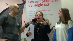 Alumnes del Vedruna Vall, protagonistes al 'Desperta Carreras' en el Dia Mundial de la Ràdio