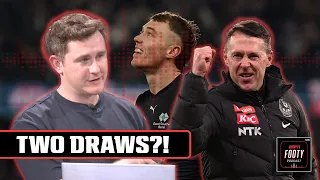 We've been blessed! TWO draws in one round of footy?! | The ESPN Footy Podcast #AFL
