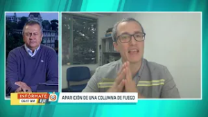 Erupción del volcán San Juan generó emisión de lodo y gases