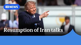 Trump expects Iran talks to resume after publicly rejecting peace offer | ABC NEWS