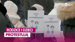 Rodzice i dzieci protestują przeciwko "filiowaniu" szkół