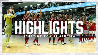 Highlights | Sporting CP 3-2 #FutsalBenfica | Liga Placard