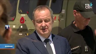 Helikopter i kamioni sa vatrogascima kreću za Španiju, ispratio ih Dačić