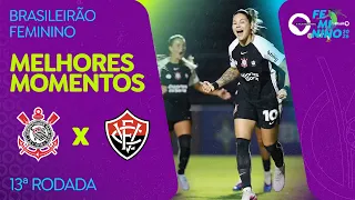 HIGHLIGHTS: CORINTHIANS 4-0 VITÓRIA | WOMEN'S BRASILEIRÃO | ROUND 13