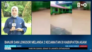 Banjir Dan Longsor Melanda 2 Kecamatan Di Kabupaten Agam