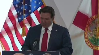 DeSantis signs Florida budget in Tampa, touts restraint after $1.6B in vetoes