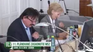 11. plánované zasadnutie MsZ v Leviciach - záznam