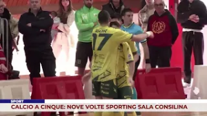 SPORT. CALCIO A CINQUE: NOVE VOLTE SPORTING SALA CONSILINA