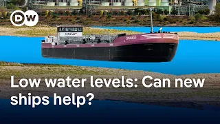 Rhine running low: Can special ships keep goods moving? | DW News