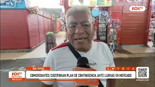 Chiclayo: Merchants question contingency plan for rains at the market