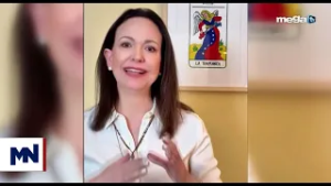 María Corina  anunció que regresa a Venezuela para prepararse para una nueva victoria electoral.
