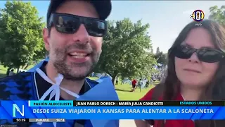 Mundial 2026: un paranaense y una santafesina en el banderazo en Kansas