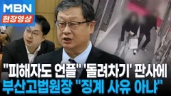 Judge's 'Media Play' Remark to 'Roundhouse Kick' Victim Questioned... Busan High Court Chief: "Re...