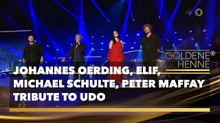 Johannes Oerding, Elif, Michael Schulte & Peter Maffay - "Tribute to Udo" | Goldene Henne 2026
