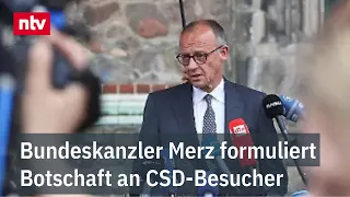 Chancellor Merz comments on the CSD attack in Berlin | ntv