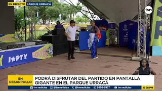 Ultiman detalles en el parque Urracá para transmisión del partido Panamá - Ghana en el Mundial 2026