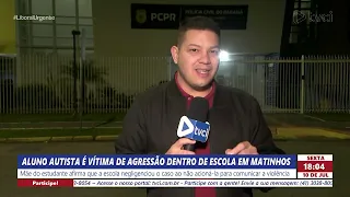 ALUNO AUTISTA É VÍTIMA DE AGRESSÃO DENTRO DE ESCOLA EM MATINHOS