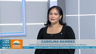 Carolina Ramírez analyzes security in the Dominican Republic and its main causes