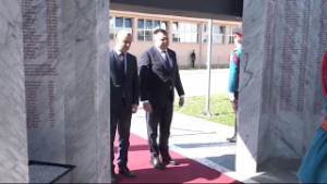 Budimir i Kostrešević položili vijence poginulim policajcima 06. 03. 2026.
