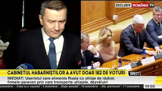 Sorin Grindeanu reacts after the Mureşan government fails the vote