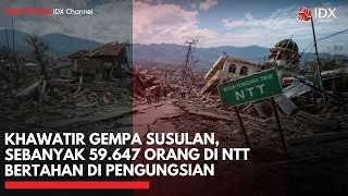 Khawatir Gempa Susulan, Sebanyak 59.647 Orang di NTT Bertahan di Pengungsian | IDXC UPDATE