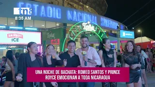¡Nicaragua cantó a todo pulmón! El sensacional espectáculo de Romeo Santos y Prince Royce