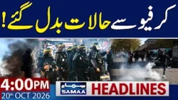 Paris Situation Improves After Curfew | Latest Update | 4 PM News Headlines | 20 Oct 2026
