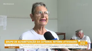 GRUPO DE ALFABETIZAÇÃO DA CATEDRAL RETOMA ATIVIDADES