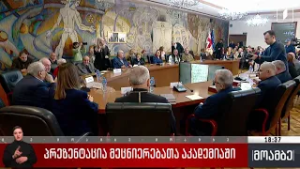 პრეზენტაცია მეცნიერებათა აკადემიაში