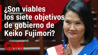 Análisis | Keiko Fujimori inicia su presidencia en Perú con 7 objetivos de gobierno