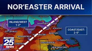 Mass. nor'easter futurecast: Multi-day storm's impacts arrive today