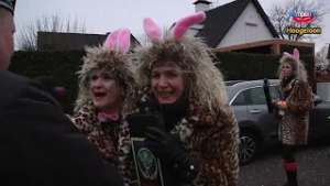 Optocht  bij de Lappelekkurs in Hoogeloon